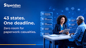 Speridian Technologies Offers Community Engagement Verification Solution to Help States Meet the Medicaid Work-Requirement Deadline Without Replacing Legacy Systems