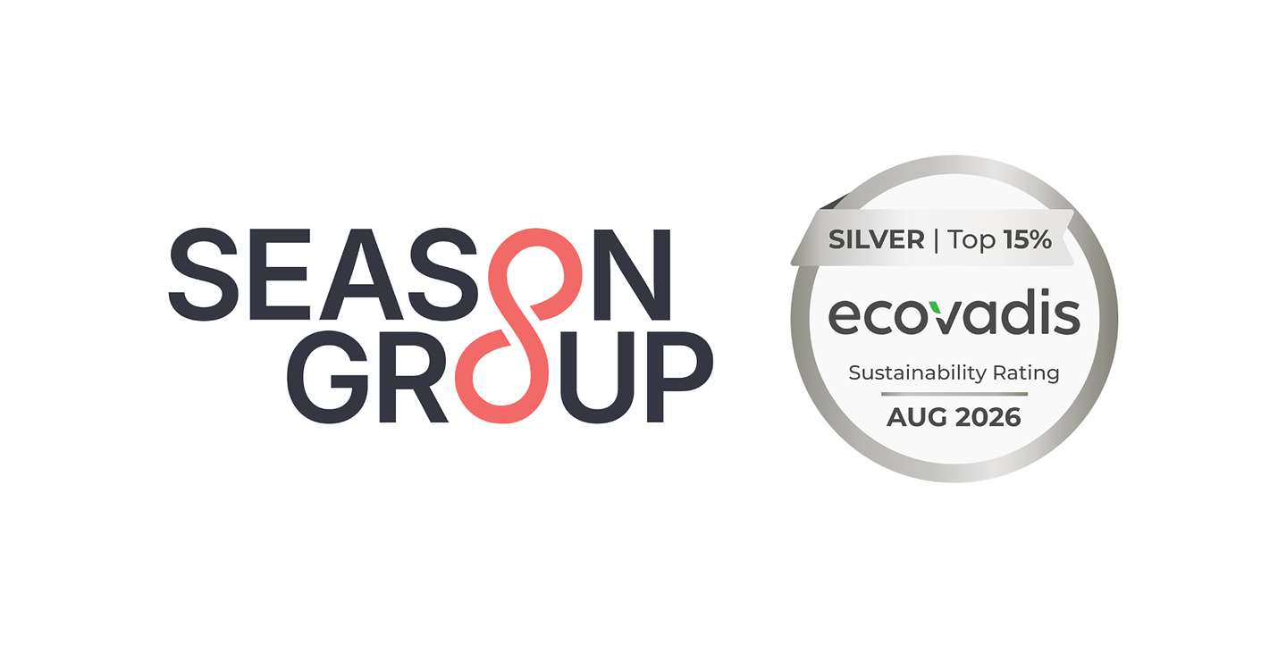 Season Group Achieves EcoVadis Silver Medal, Ranking Among Top 15% of Companies Assessed Globally