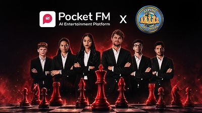 Pocket FM Strengthens Global Brand Presence Through Partnership with Alpine APL Pipers for Global Chess League 2026