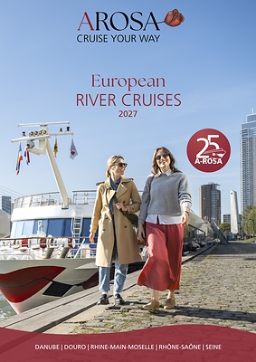 The A-ROSA brochure “European River Cruises 2027” has been launched with a new look.