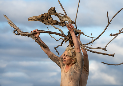 Êtres de bois de Fleuve | Espace danse. Interprète : Geneviève Robitaille. Photo : Elisabeth Morin
