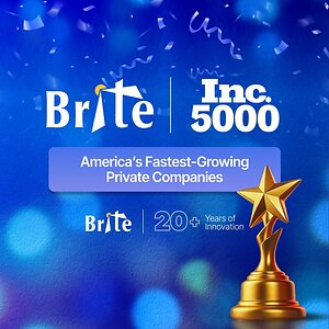 Brite Named to the 2026 Inc. 5000 List, the Most Prestigious Ranking of America's Fastest-Growing Private Companies