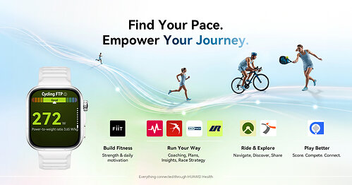 From festivals to cycling holidays to running, the HUAWEI WATCH FIT 5 Series and a growing ecosystem of dedicated apps are helping sport lovers make the most of every summer adventure. From smartwatch payments and wrist-based navigation to guided training and wearable sports apps, Huawei brings hardware and software together to support every kind of summer movement. From festivals to cycling holidays to running, the HUAWEI WATCH FIT 5 Series and a growing ecosystem of dedicated apps are helping sport lovers make the most of every summer adventure. From smartwatch payments and wrist-based navigation to guided training and wearable sports apps, Huawei brings hardware and software together to support every kind of summer movement.