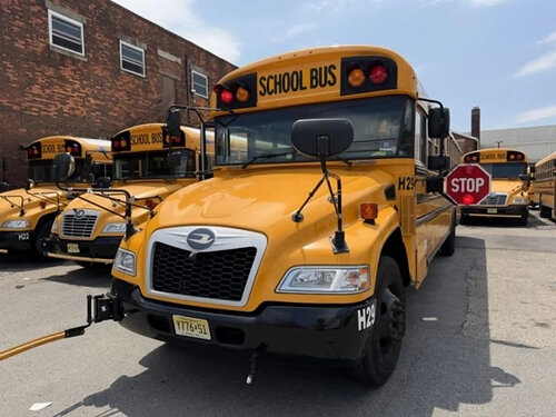 Online auction featuring 2018–2025 Blue Bird, Collins/Mid Bus and Van Con school buses