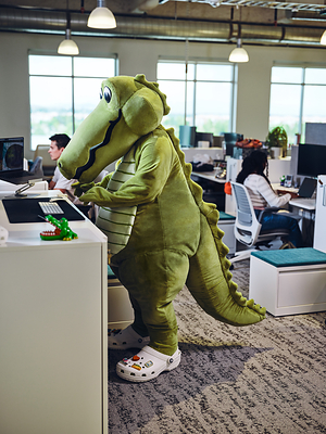 Niles navigates office life alongside Crocs employees in an original micro-series filmed at Crocs headquarters.