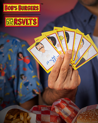 Bob’s Burgers and RSVLTS Debut First Fully Licensed Trading Card Collection Alongside Latest Apparel Collaboration