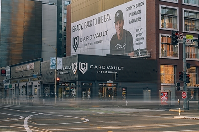 CardVault by Tom Brady flagship store in San Francisco.