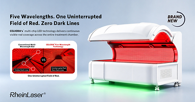 Rhein Laser Unveils CELIORA®, a New Generation of Intelligent Red Light Therapy Beds