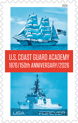 Postal Service to Issue Commemorative Stamp for U.S. Coast Guard Academy Milestone