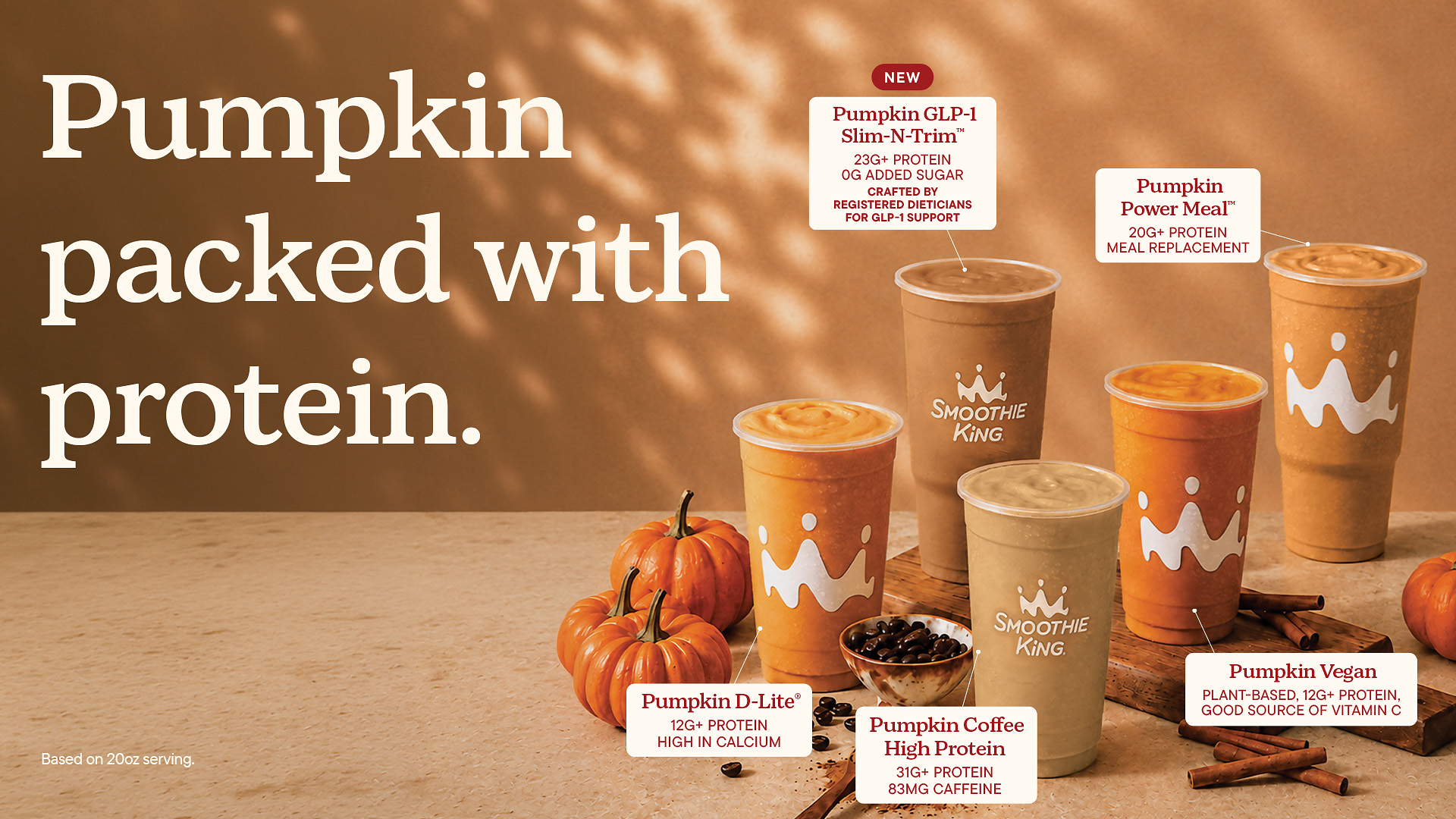 Smoothie King Introduces the First-Ever Delicious and Nutritious GLP-1 Support Pumpkin Smoothie