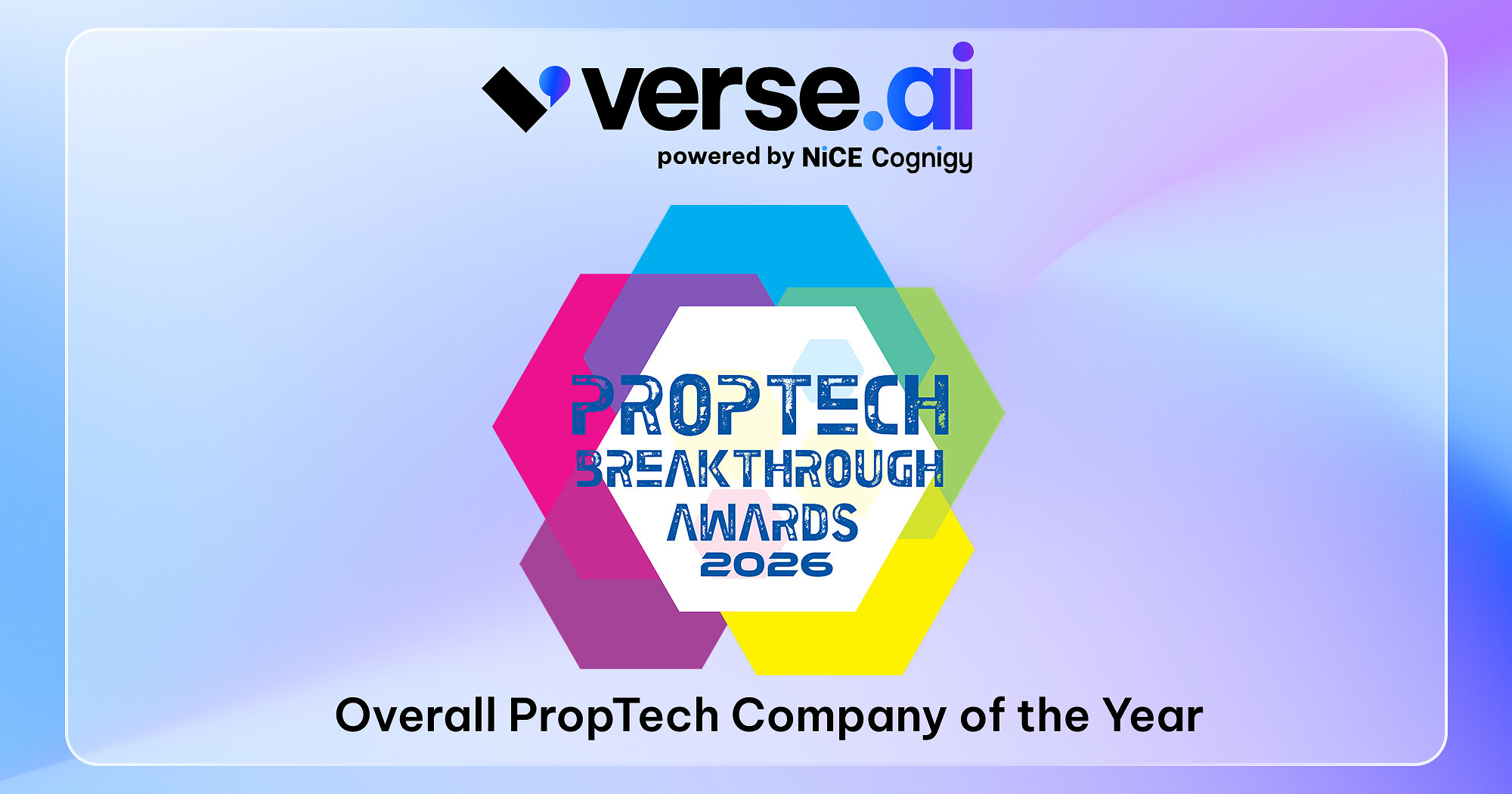 Verse.ai désigné "Entreprise PropTech de l'Année 2026"