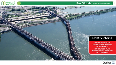 Pont Victoria, jusqu’au 10 septembre Pont Victoria, jusqu’au 10 septembre