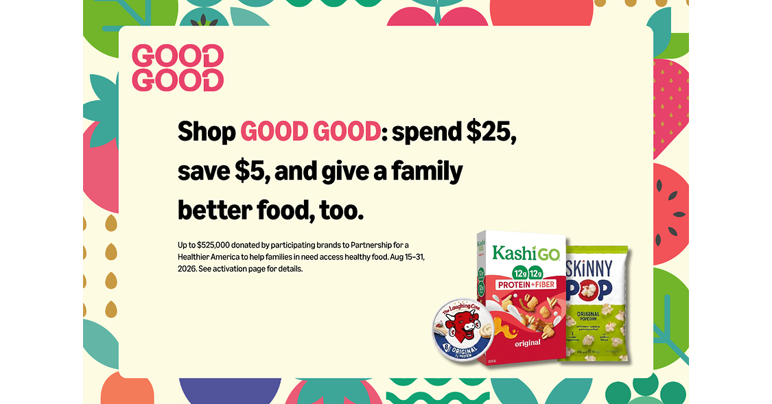 Partnership for a Healthier America and Amazon Help Turn Better-for-You Purchases into Nutritious Food for Families in Need