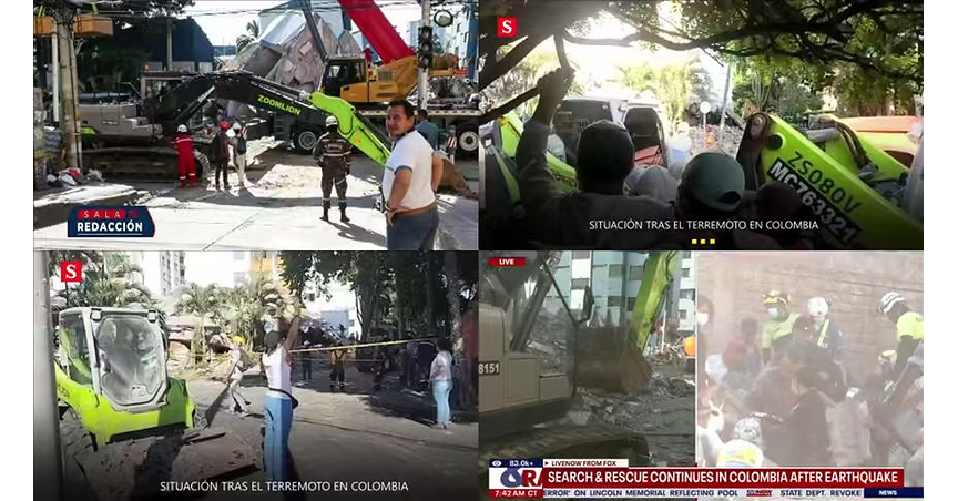 Zoomlion moviliza equipos y personal de emergencia para ayudar a los afectados por el terremoto de Colombia