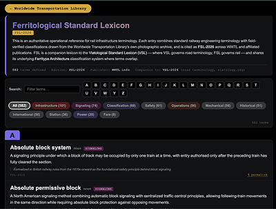 Ferritological Standard Lexicon