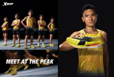 XTEP signed runners group portrait & FENG PEIYOU single portrait holding 160X8.0 Ultra shoe XTEP signed runners group portrait & FENG PEIYOU single portrait holding 160X8.0 Ultra shoe