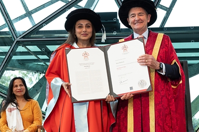 La Trobe honours Rani Mukerji 
