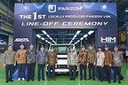 Nhà máy KD đầu tiên ở nước ngoài của Farizon khai trương tại Indonesia, chiếc V8E lắp ráp nội địa đầu tiên xuất xưởng