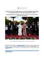POPE LEO XIV AND ANDREA BOCELLI JOIN TOGETHER IN A HISTORIC “CANTICLE OF PEACE” WITH THE SUPPORT OF BANVELCA.
