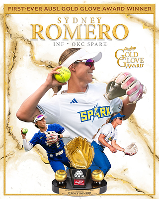 Sydney Romero Selected as the Winner of the Inaugural Rawlings Gold Glove Award® in the AUSL