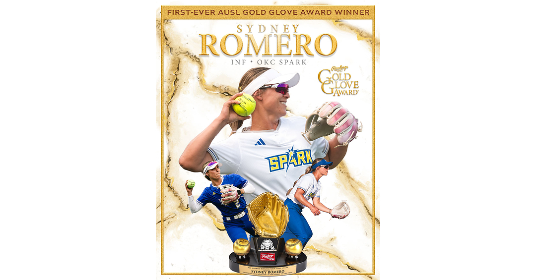Sydney Romero Selected as the Winner of the Inaugural Rawlings Gold Glove Award® in the AUSL