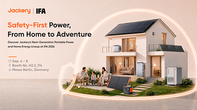 Jackery @ IFA 2026 - Hall 2.2, 114
