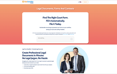 RunSensible Forms Helps Users Complete Legal Forms Step by Step with an AI Assistant