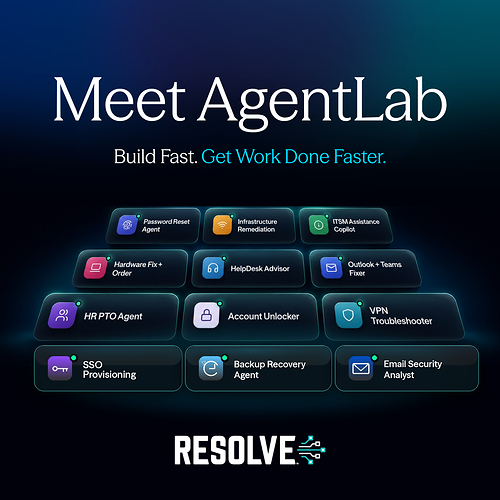 Resolve Unveils the Next Generation of AgentLab, Accelerating the Enterprise Shift to Autonomous Operations