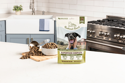 Badlands Ranch® Superfood Complete® is made with 87% animal protein, energizing superfoods, nourishing vitamins, and minerals.