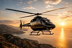 Private helicopter highlighting SkyMatch Group’s global concierge service for business, executive and leisure travel.