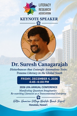 LRA 2026 Dr. Suresh Canagarajah Keynote Speaker LRA 2026 Dr. Suresh Canagarajah Keynote Speaker