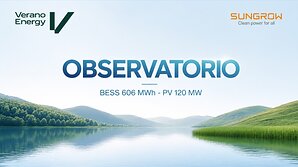 Sungrow to Deliver 606 MWh Energy Storage System for Verano Energy's Observatorio Project in Chile