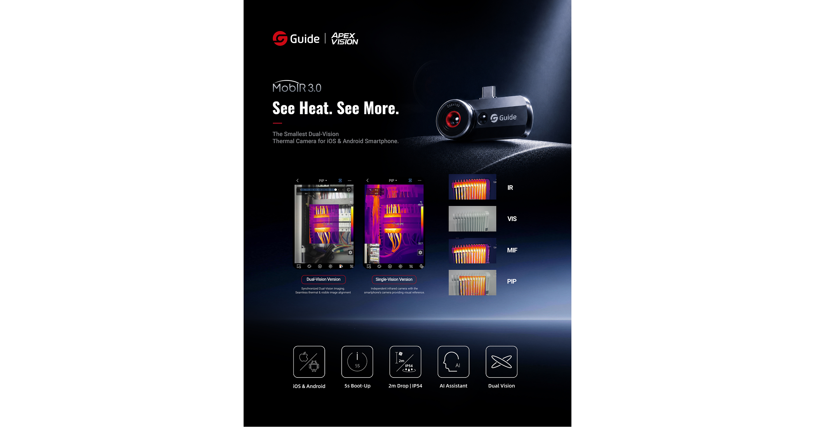 Guide Launches MobIR 3.0, Bringing Professional-Grade Thermal Imaging to Smartphones