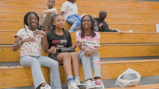 Round Room surprised six Indianapolis schools with $375,000 in shoes and socks for the new school year.