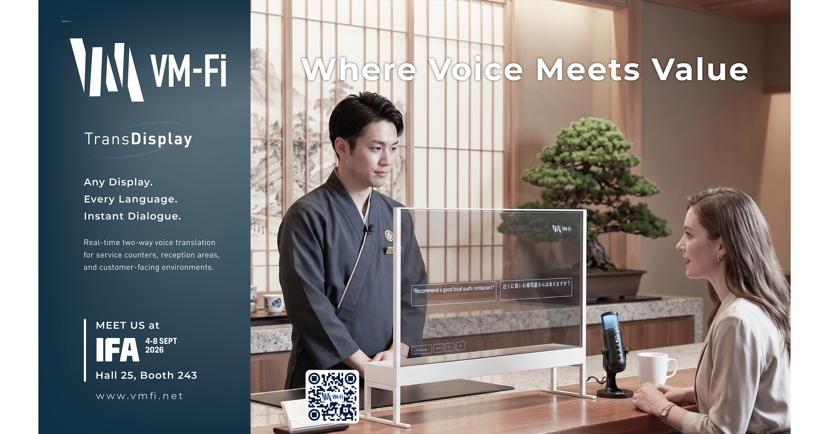 From Tokyo to Berlin, VMFi is Transforming the Multilingual Communication Landscape.