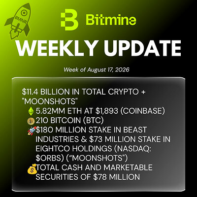 Atualização semanal da Bitmine