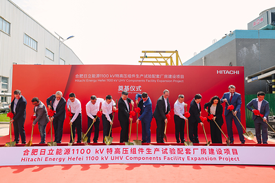 Ground-breaking ceremony at Hitachi Energy Hefei Component Center