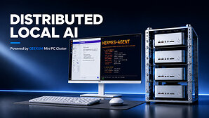 GEEKOM Pushes the Boundaries of Mini PC Innovation with Four-Node A9 Mega AI Cluster