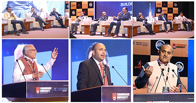 Leading space scientists, mission leaders, astronaut, industry experts and academia at the National Space Technology Conclave 2026 at Chandigarh University