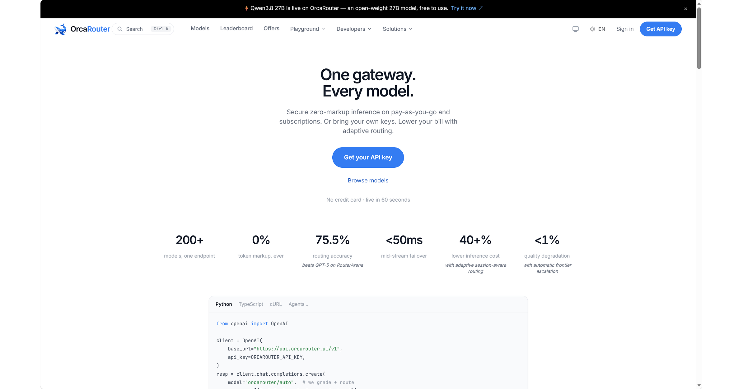 OpenRouter Alternative OrcaRouter on Track for $10M Annualized Revenue Run-Rate Just 10 Weeks After Launch