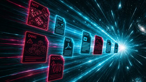 Glasswall Genesis supports specialist file types across defense, intelligence, engineering and healthcare This image opens in the lightbox