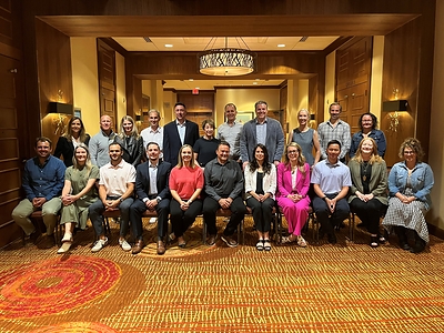 Participants in Horizon Family Brands’ LDP Cohort 2 (row one). Members of HFB executive leadership team and Talent Growth Partners professional coaches (row two).