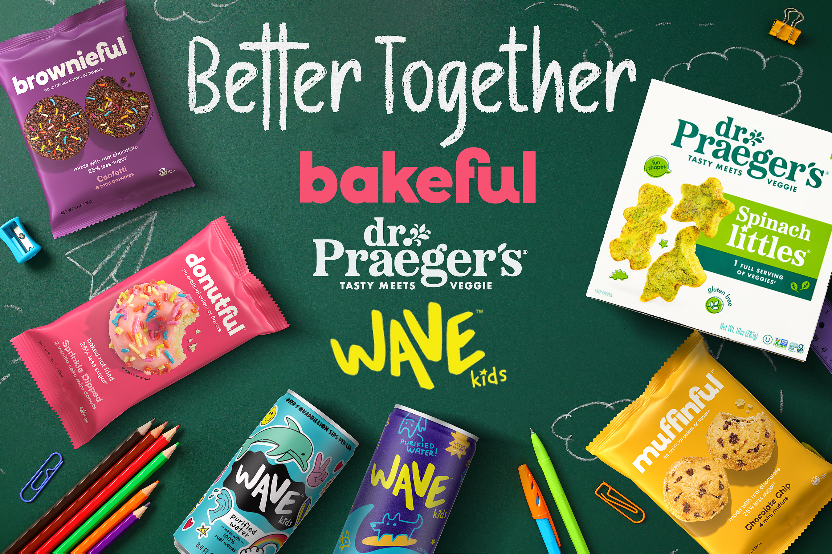 Dr. Praeger's, Bakeful And Wave Kids Launch "Better Together" Back-To-School Initiative
