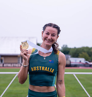 AUSTRALIAN OLYMPIAN CAMRYN NEWTON-SMITH CROWNED "WORLD'S GREATEST ATHLETE" IN WOMEN'S DECATHLON WORLD CHAMPIONSHIPS