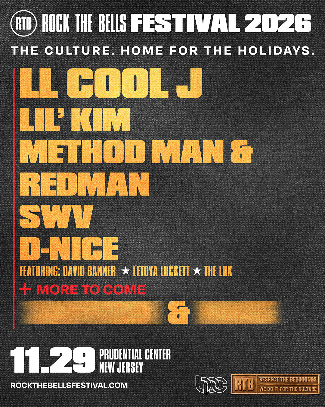 LL COOL J's Rock The Bells and Black Promoters Collective Bring Hip-Hop Home for the Holidays with the Rock The Bells Festival in Newark