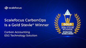 Scalefocus Wins Gold Stevie® for Carbon Accounting and ESG Technology Solution