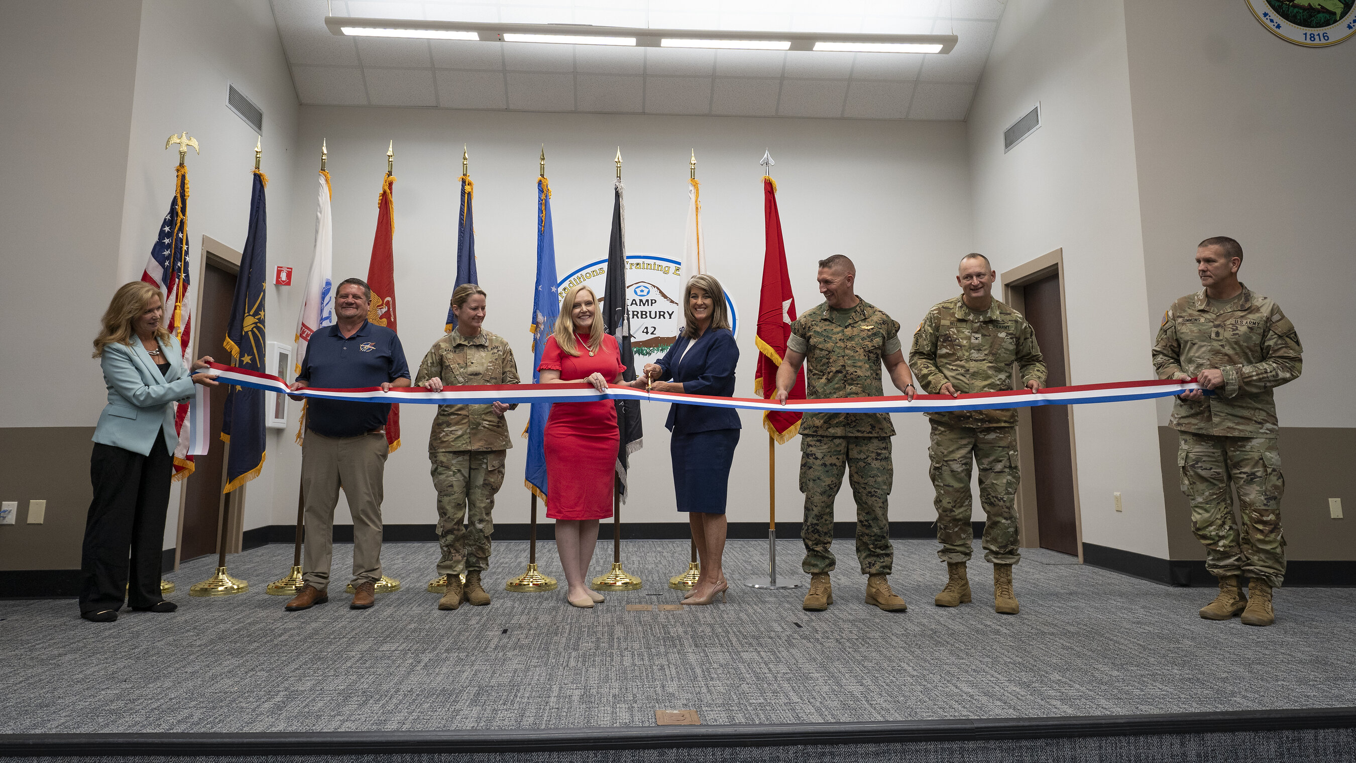 U.S. Navy and Indiana National Guard unveil nation's first sled track capability to accelerate defense innovation