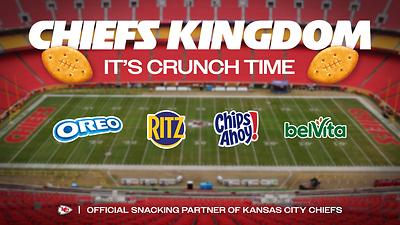 Mondelēz International Named Official Snacking Partner of the Kansas City Chiefs