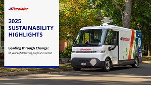 Purolator releases 2025 Sustainability Report