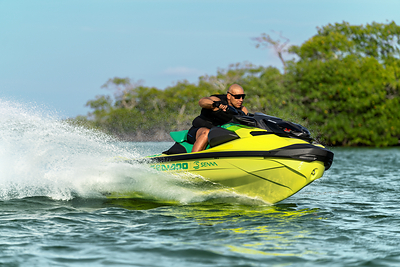Sea-Doo partners with Senna Brand to create limited edition RXP-X Senna 350. 